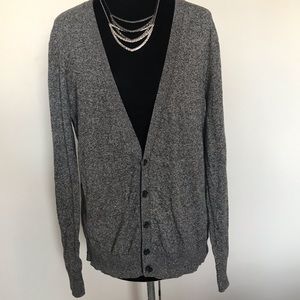 ASOS grey button up cardigan